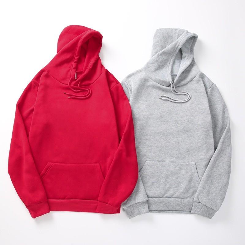 Áo Hoodie Nỉ Unisex Nam Nữ Đủ Size Nhiều Màu