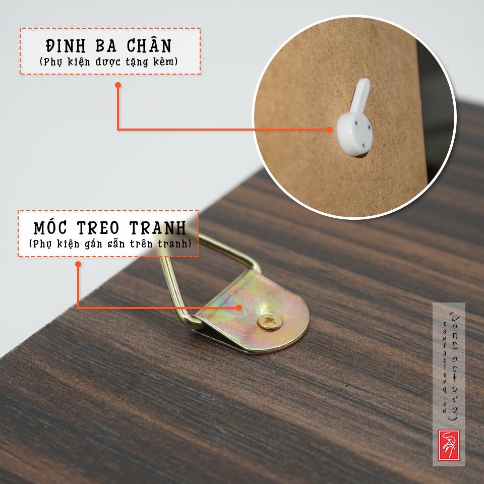 Tranh slogan treo văn phòng “Trên bước đường thành công không có dấu chân của kẻ lười biến” - SAN-TR04