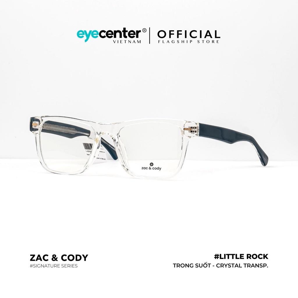 Gọng kính cận vuông nam nữ A29-S chính hãng LITTLE ROCK by ZAC CODY nhập khẩu Eye Center Vietnam