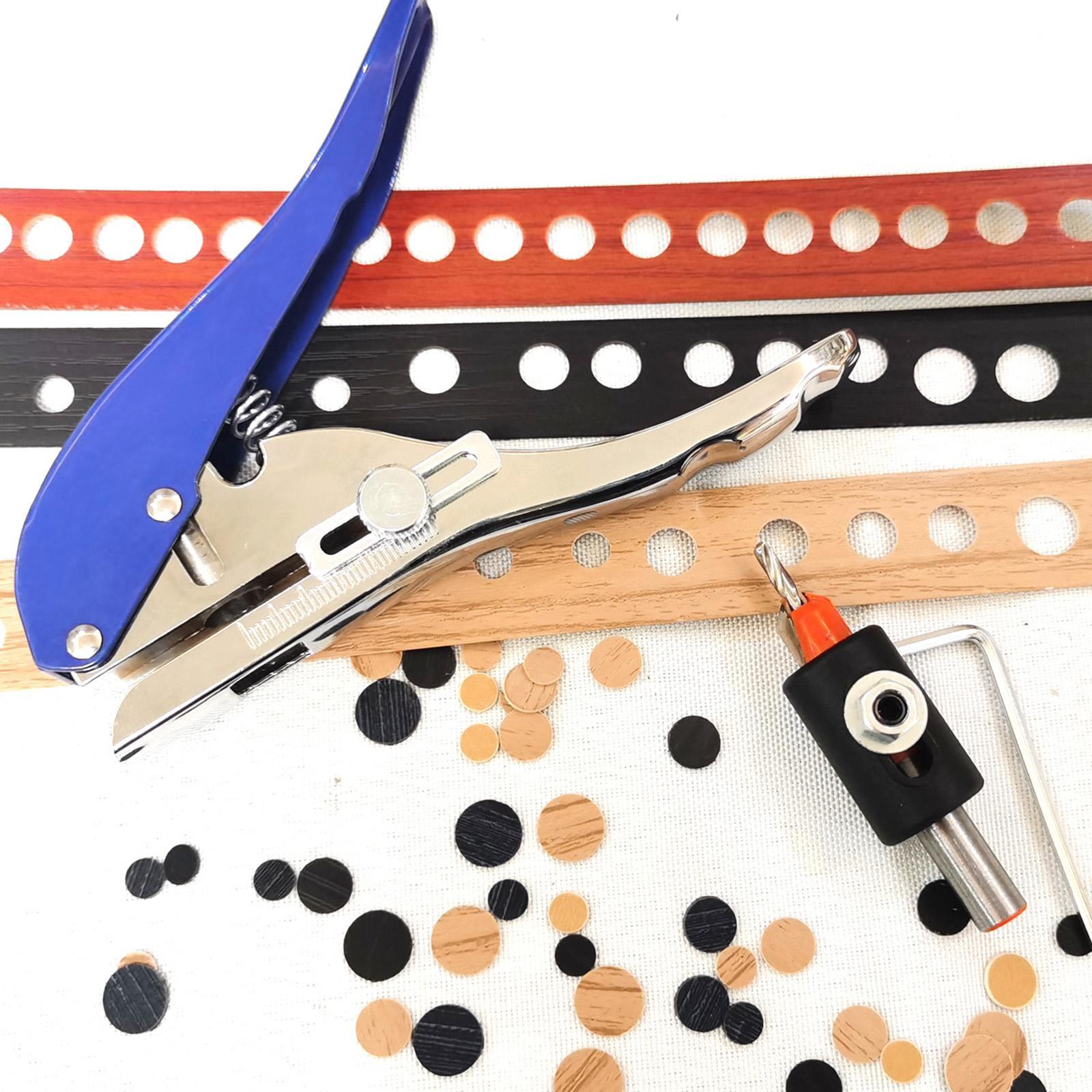 Hole Punch 25 Sheet Punch Capacity Hole Puncher for Edge Banding Cards Photo