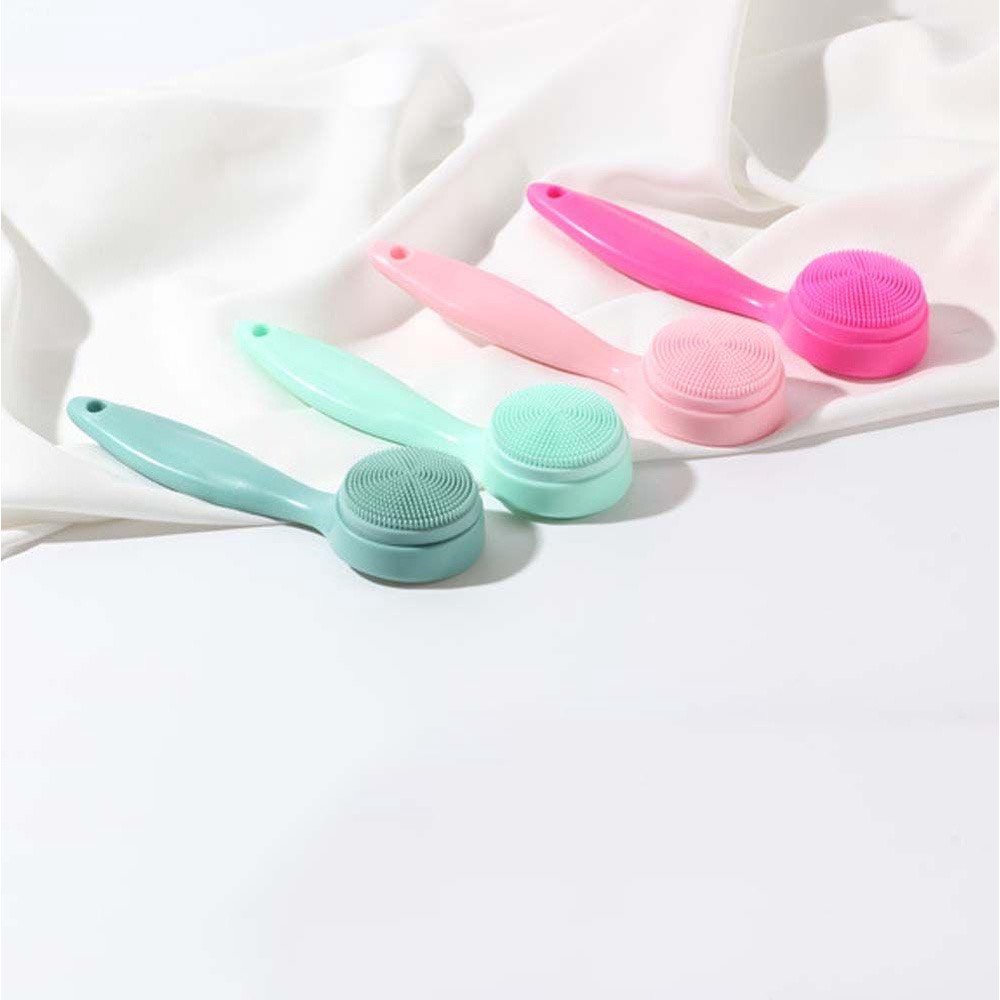 Cọ rửa mặt silicon loại bỏ mụn đầu đen ( giao màu ngẫu nhiên )