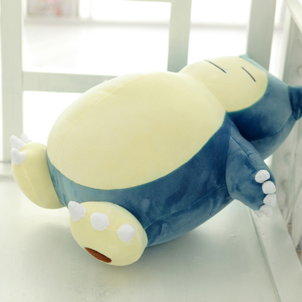 Gấu Bông Pokemon Snorlax Ham Ngủ Gb24 (Tặng 1 Móc Khóa Dây Da Pu Đính Đá Lấp Lánh Màu Ngẫu Nhiên