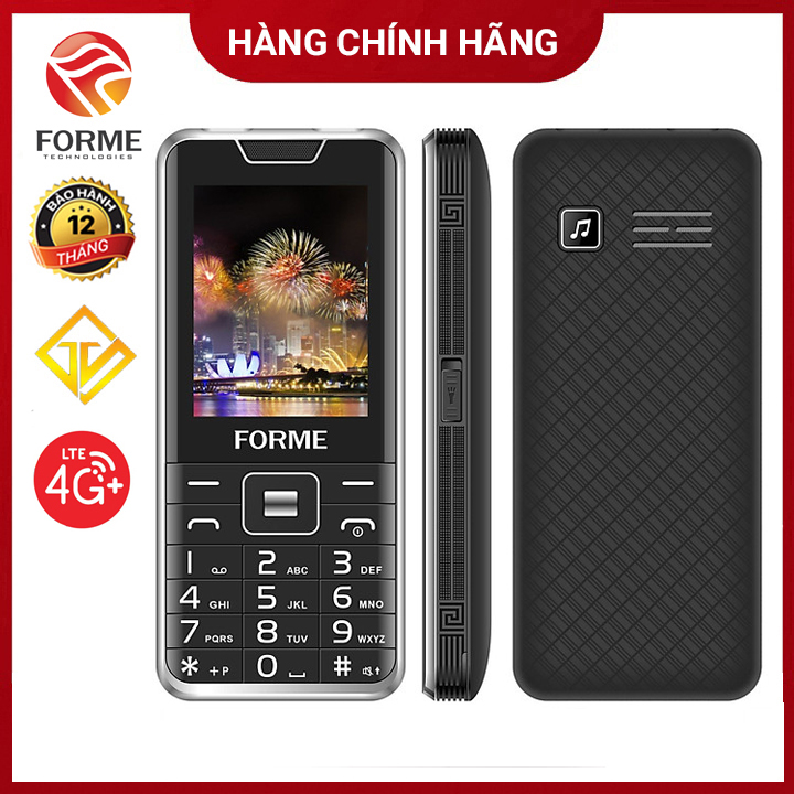 Điện thoại Forme D666 ,Màn 2.4 inch, Pin 1800mah - Hàng chính hãng