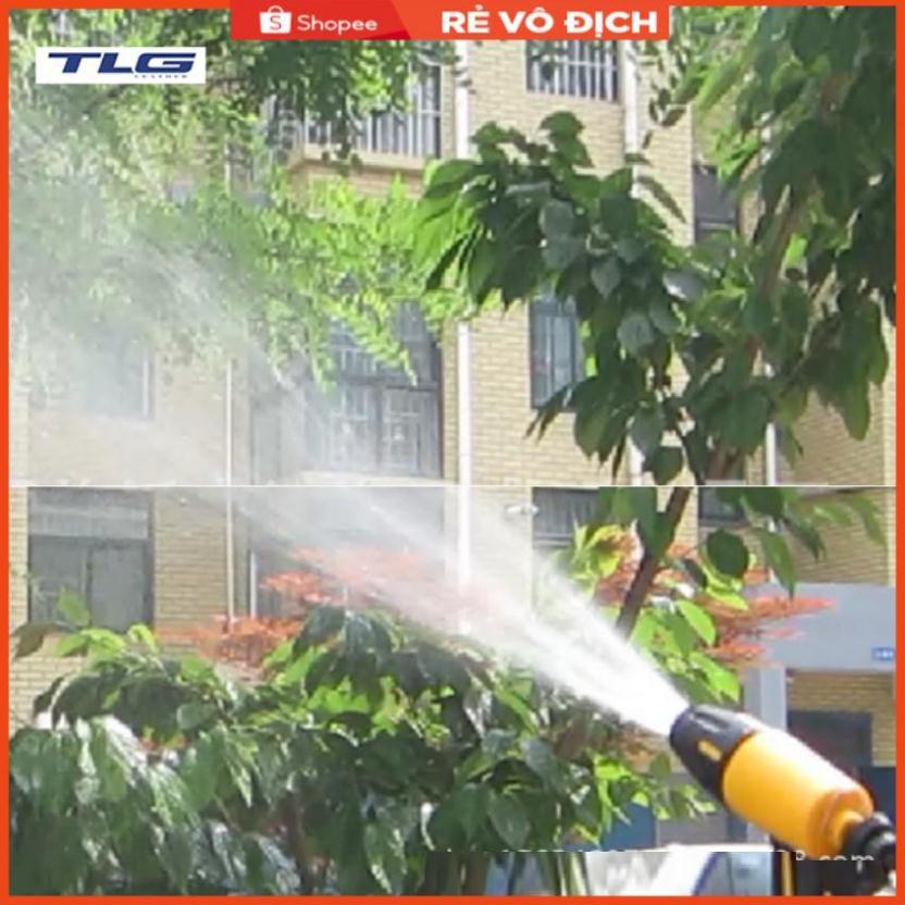Bộ dây vòi xịt nước rửa xe, tưới cây . tăng áp 3 lần, loại 3m, 5m 206622-5Kcút sập, nối, d.vàng