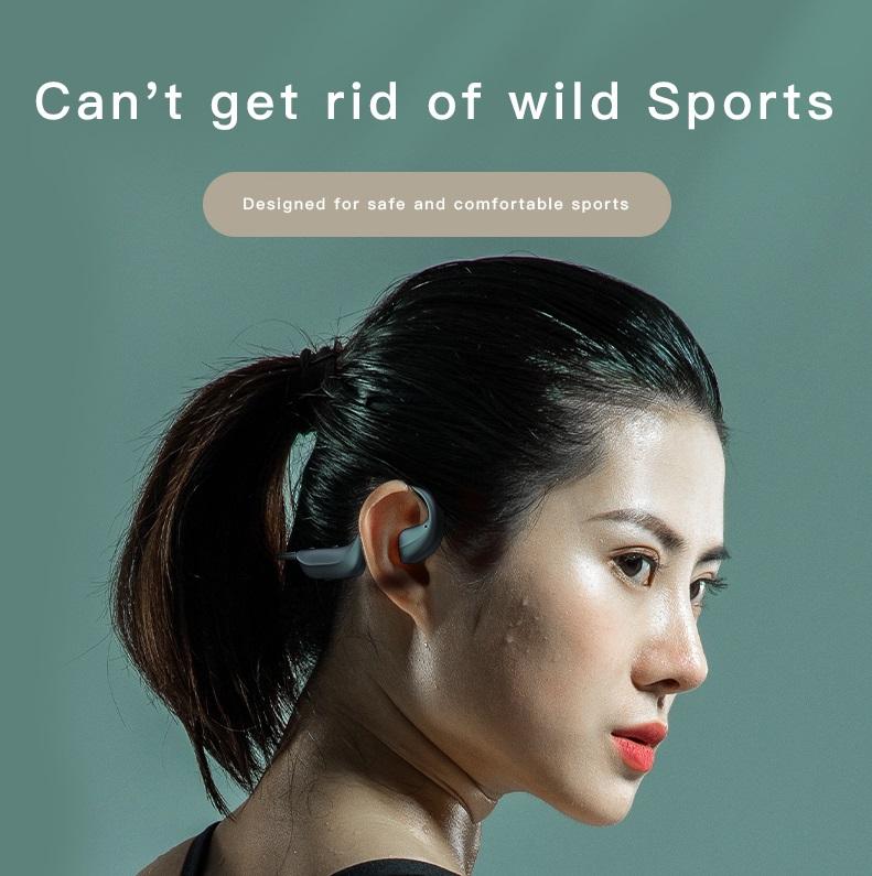 Bluetooth Headset Bone Conduction Wireless Ear-mounted Sports Waterproof Headset
