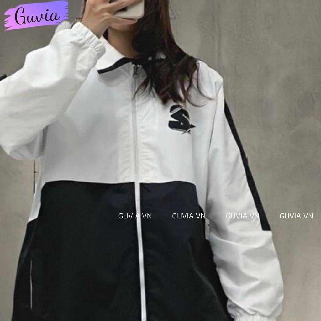 Hình ảnh Áo Khoác Bomber Dù SWEEDER Nam Nữ Ulzzang Unisex Kiểu Form Rộng 2 Lớp Jacket