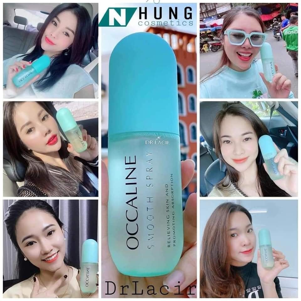 Xịt Khoáng Dưỡng Ẩm Occaline Smooth Spray Dr Lacir - Xịt Dưỡng Tế Bào Gốc Ẩm Sâu Mịn Màng (130ml Chính Hãng Dr. Lacir)