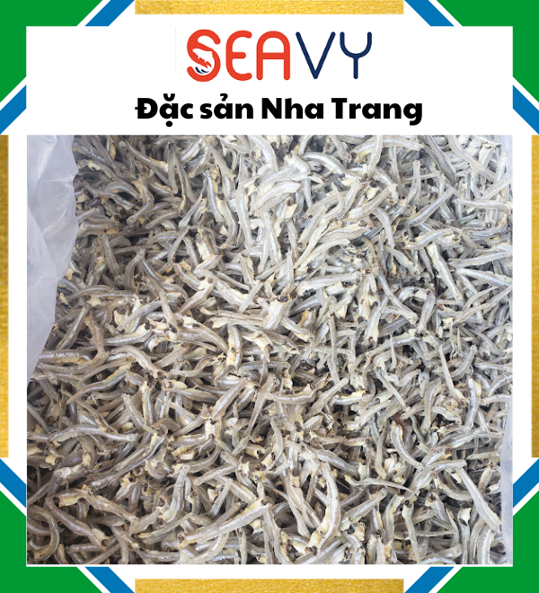 Đặc Sản Nha Trang - Cá Cơm Khô, Khô Cá Cơm Săn, Seavy Gói 500 Gram