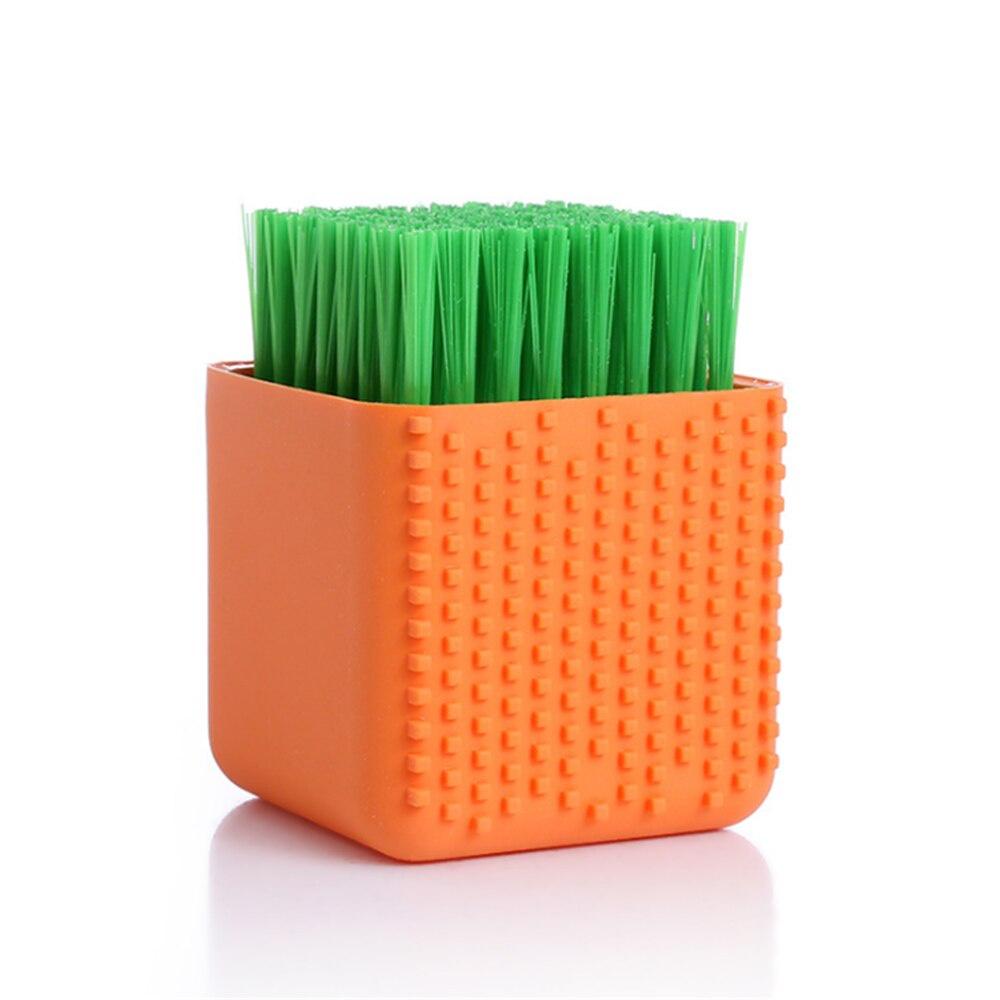 Bàn chải giặt đa chức năng chất liệu silicone mềm mại làm sạch giày Bàn chải đồ lót quần áo.