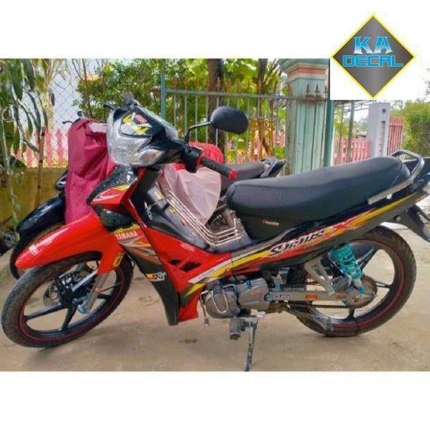 Tem rời sirius chữ X đỏ đen 3 lớp