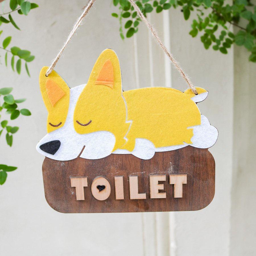 Bảng gỗ decor trang trí treo nhà vệ sinh, toilet, nhà tắm