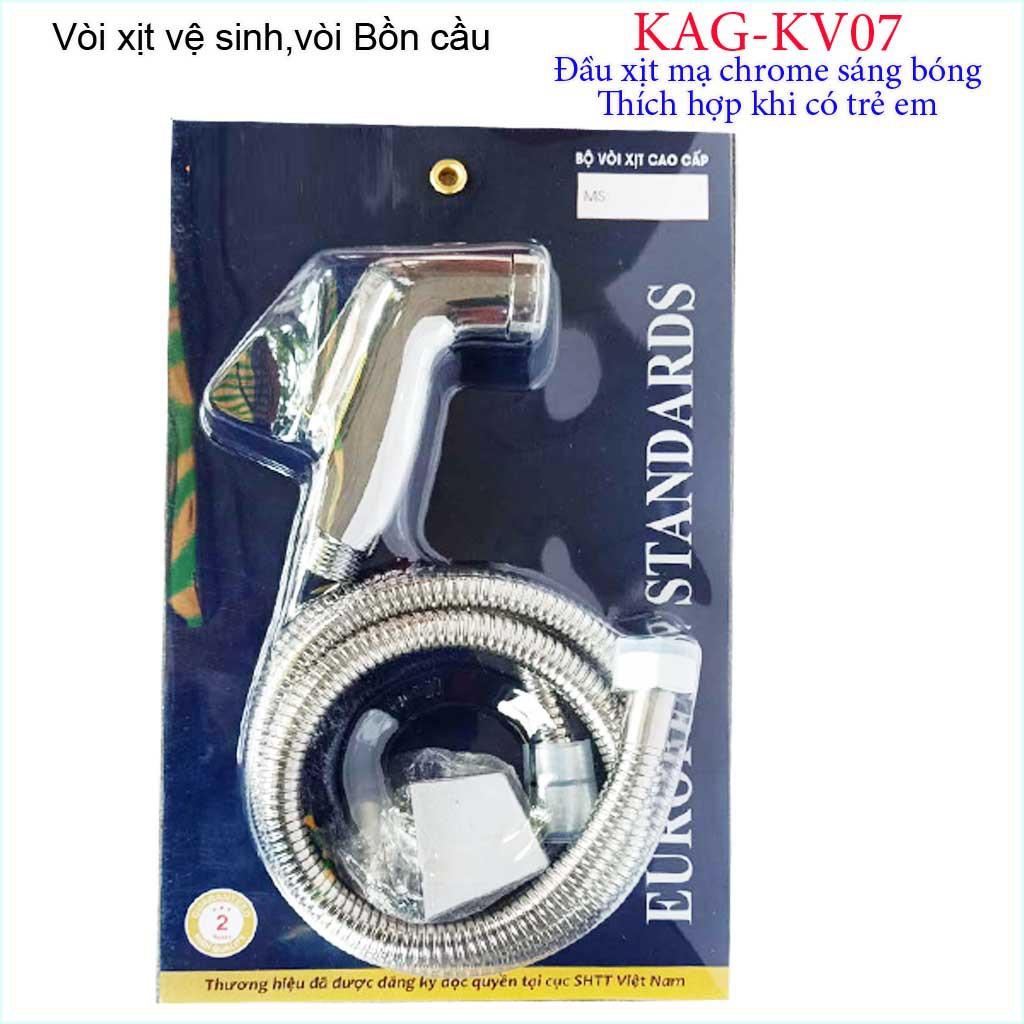 Vòi xịt vệ sinh trẻ em KAG-KV07, vòi nhấn tay cho trường mẫu giáo Crome bóng tia mạnh rửa sạch sử dụng tốt