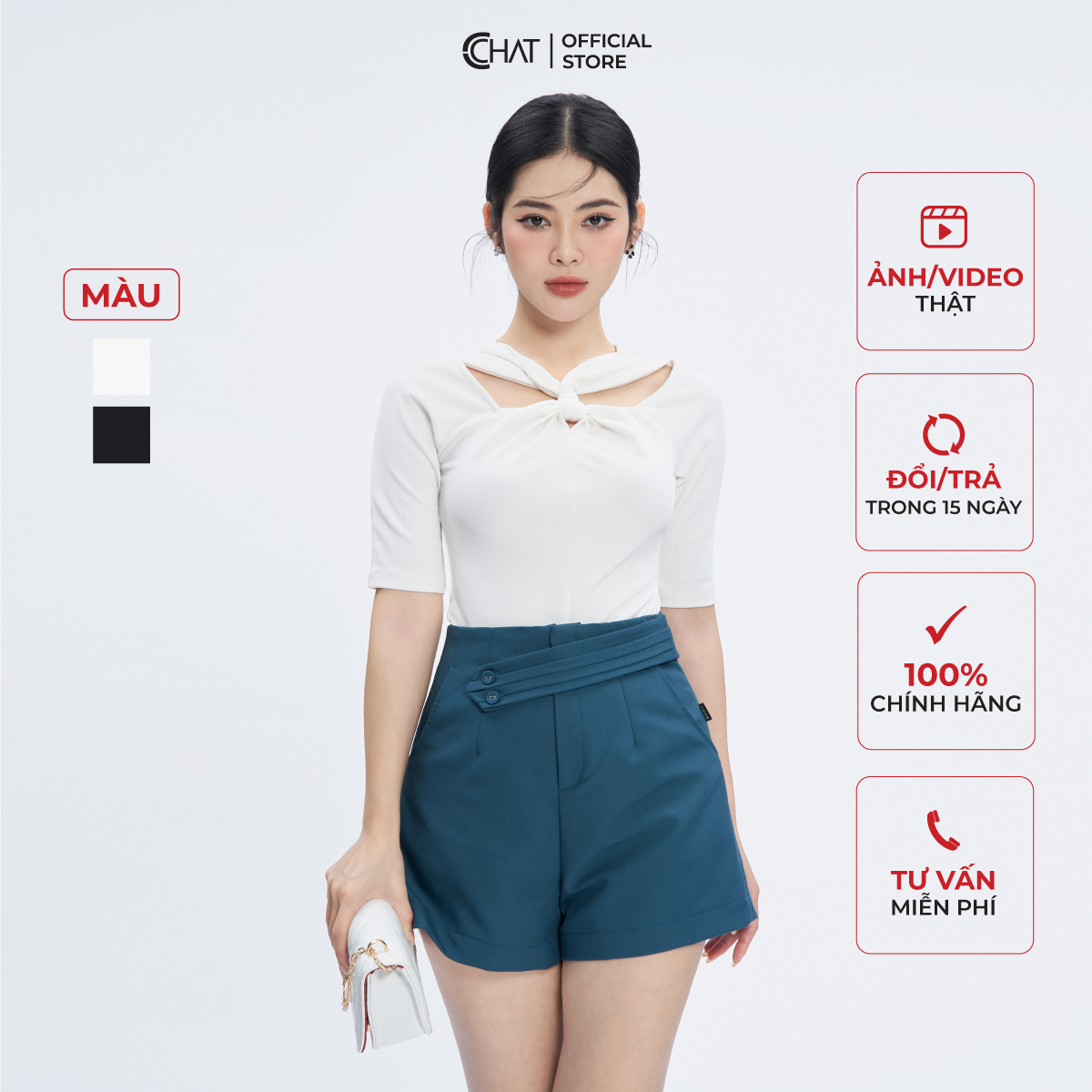 Áo Thun  Cutout Kiểu Chất Liệu Thun Cao Cấp Co Giãn Mềm Mịn 53TNC2003OT