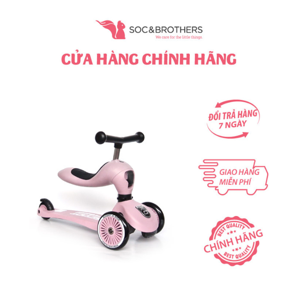 Xe scooter trẻ em Scoot and Ride Highwaykick 1 màu Rose