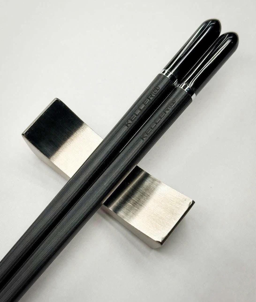 Set 10 Đôi Đũa Chuôi Đá Đen Sang Trọng - Keller@Germany Mẫu Mới T10/2025 Hàng chính hãng