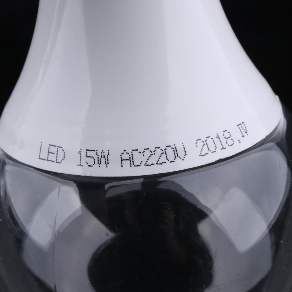 3xE27 Base LED Grow Light Bub Fruit Flower Plant Grow Lamp for Indoor Plants  Warm White_15W