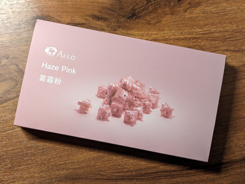 Bộ 45 Switch cơ Akko CS Haze Pink Silent - Hàng chính hãng