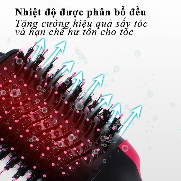 Lược điện sấy tóc đa năng 3 trong 1 One Step, máy sấy tóc uốn, duỗi tạo kiểu làm phồng tóc