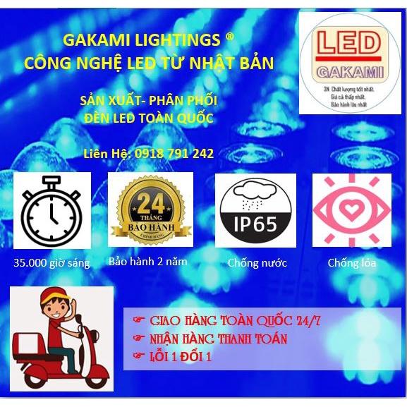 Bóng đèn LED trụ 9w 20w 30w 40w 50w 60w 80w siêu sáng, chất lượng cao, sử dụng chipled Gakami Nhật Bản cao cấp
