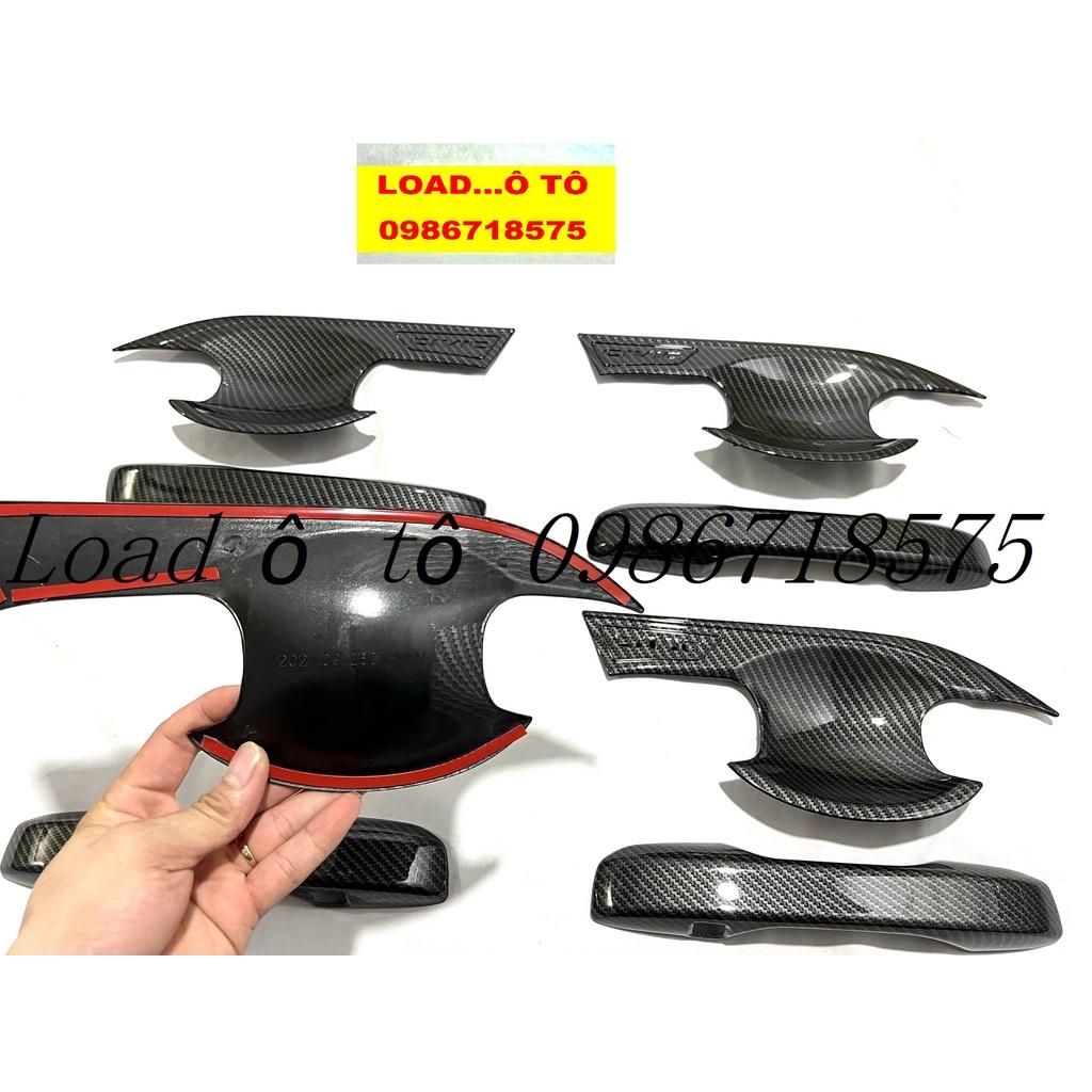 Ốp Tay Nắm, Hõm Cửa Vân Carbon Xe Honda Civic 2022-23 Mẫu Vân Carbon Cao Cấp