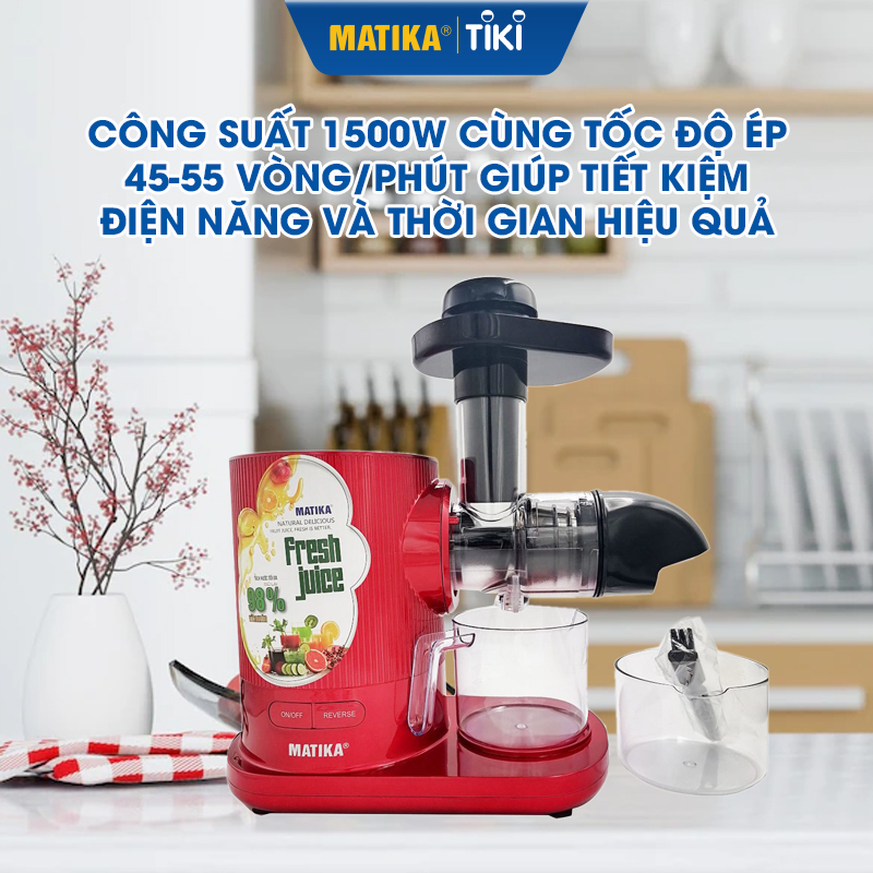 Máy Ép Chậm Trục Ngang MATIKA 1L 150W MTK-3240 - Hàng chính hãng