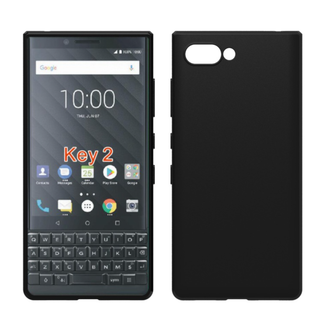 Ốp lưng key2 chống sốc dẻo màu đen
