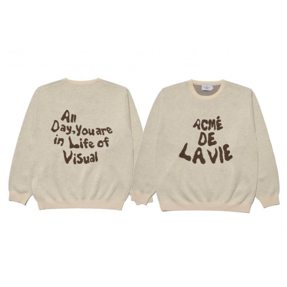 Áo Sweater cổ tròn thu đông in chữ