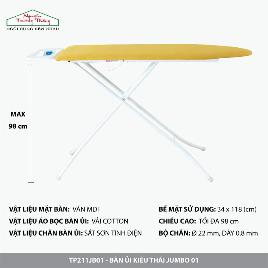 Bàn để ủi cầu là quần áo dạng đứng kiểu Thái Jumbo 01 Sắt Sơn Nguyễn Trường Thắng | Thái Jumbo 01 Iron