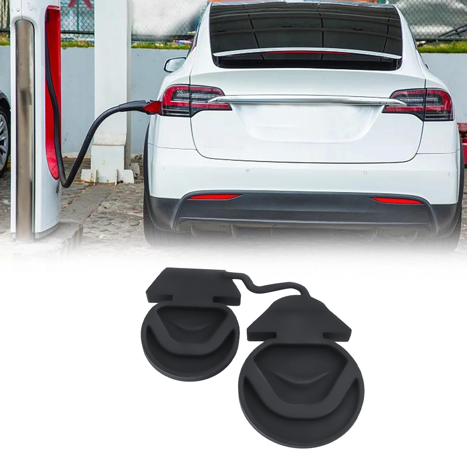 Charging Port Protective Cover/ Dustproof Easy Installation/ Decoration/ Durable Waterproof Dust Plug for Model Y Car Accessories