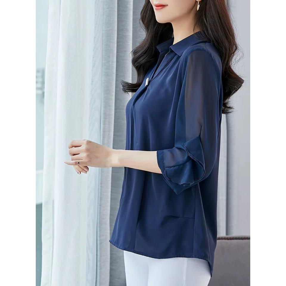 Tk231020-áo sơ mi tay lỡ xinh đẹp