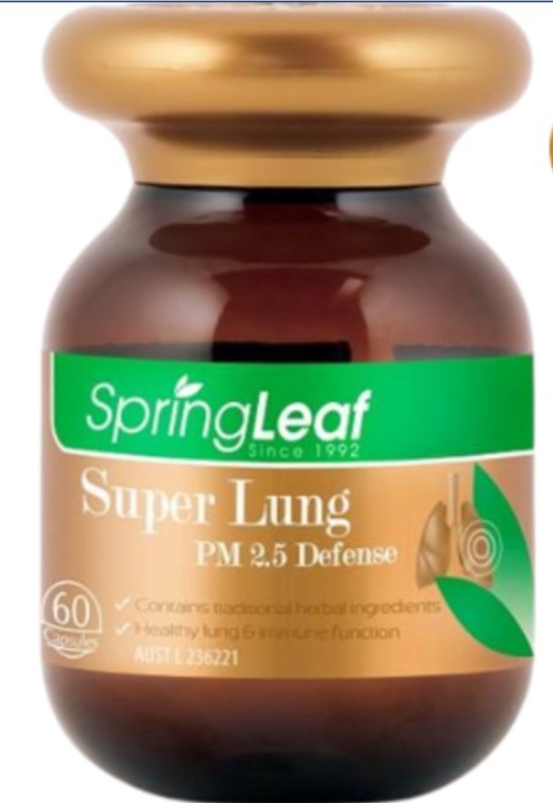 Viên uống bổ phổi SpringLeaf  Super Lung Detox