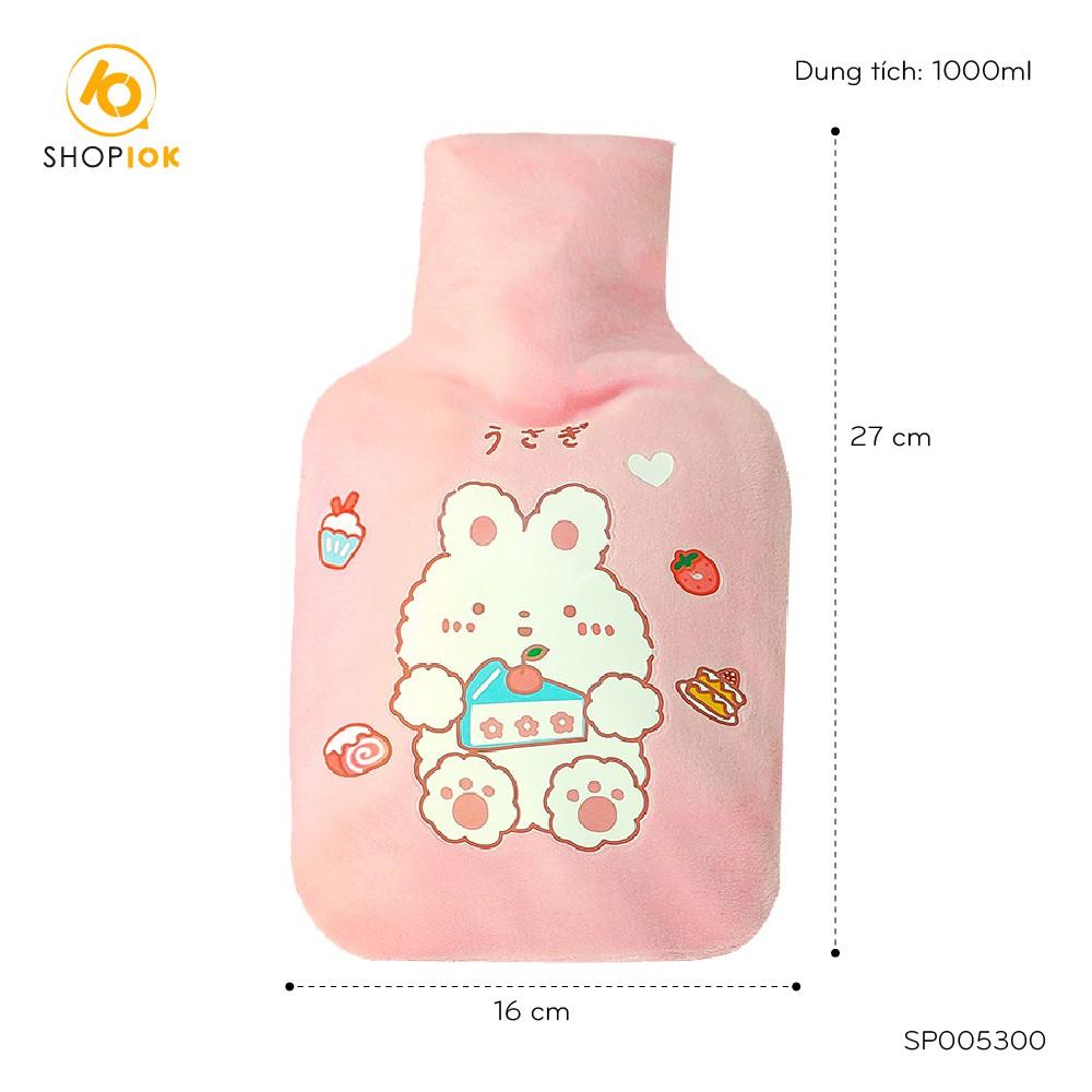 Túi chườm ấm giảm đau bụng ngày đèn đỏ, túi giữ nhiệt cho nữ dung tích 1000ml- SP005300