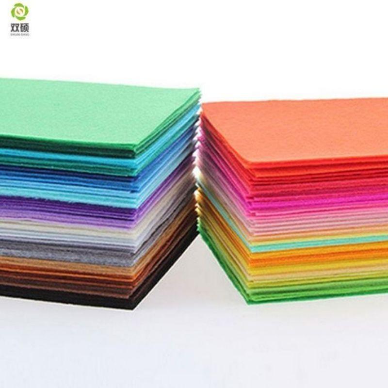 Vải dạ nỉ 90x90cm, 45x45cm, 22x22cm, 10x10cm làm đồ handmade, làm đồ treo nôi, sách vải luyện kỹ năng cho bé...