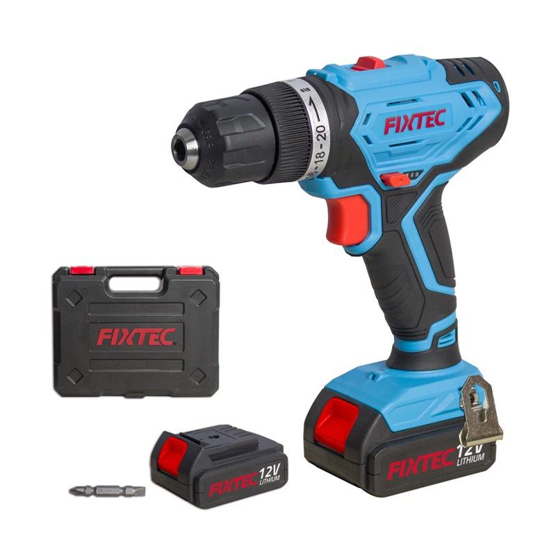 Máy khoan pin không dây FIXTEC FCD12L06 tặng kèm thêm 1 pin