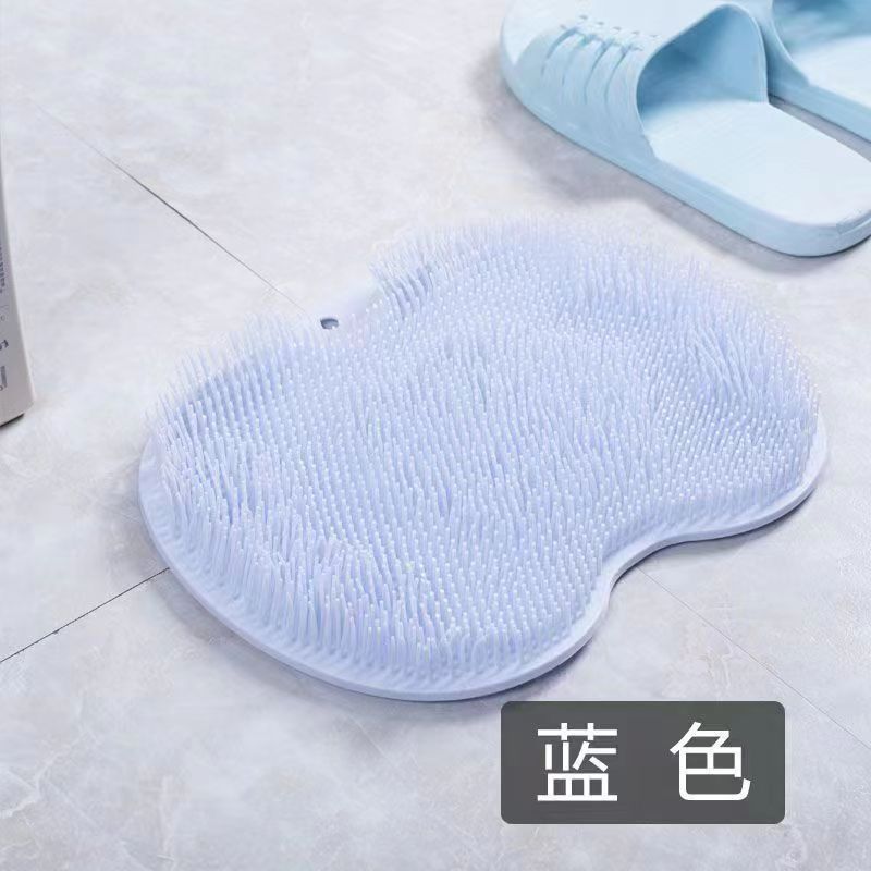 Chiếc Tắm Cọ Lưng Máy Massage Miếng Lót Silicone Mềm Hút Phòng Tắm Tẩy Trượt Làm Sạch Da Chết Loại Bỏ Chân bàn Chải Tắm Thảm