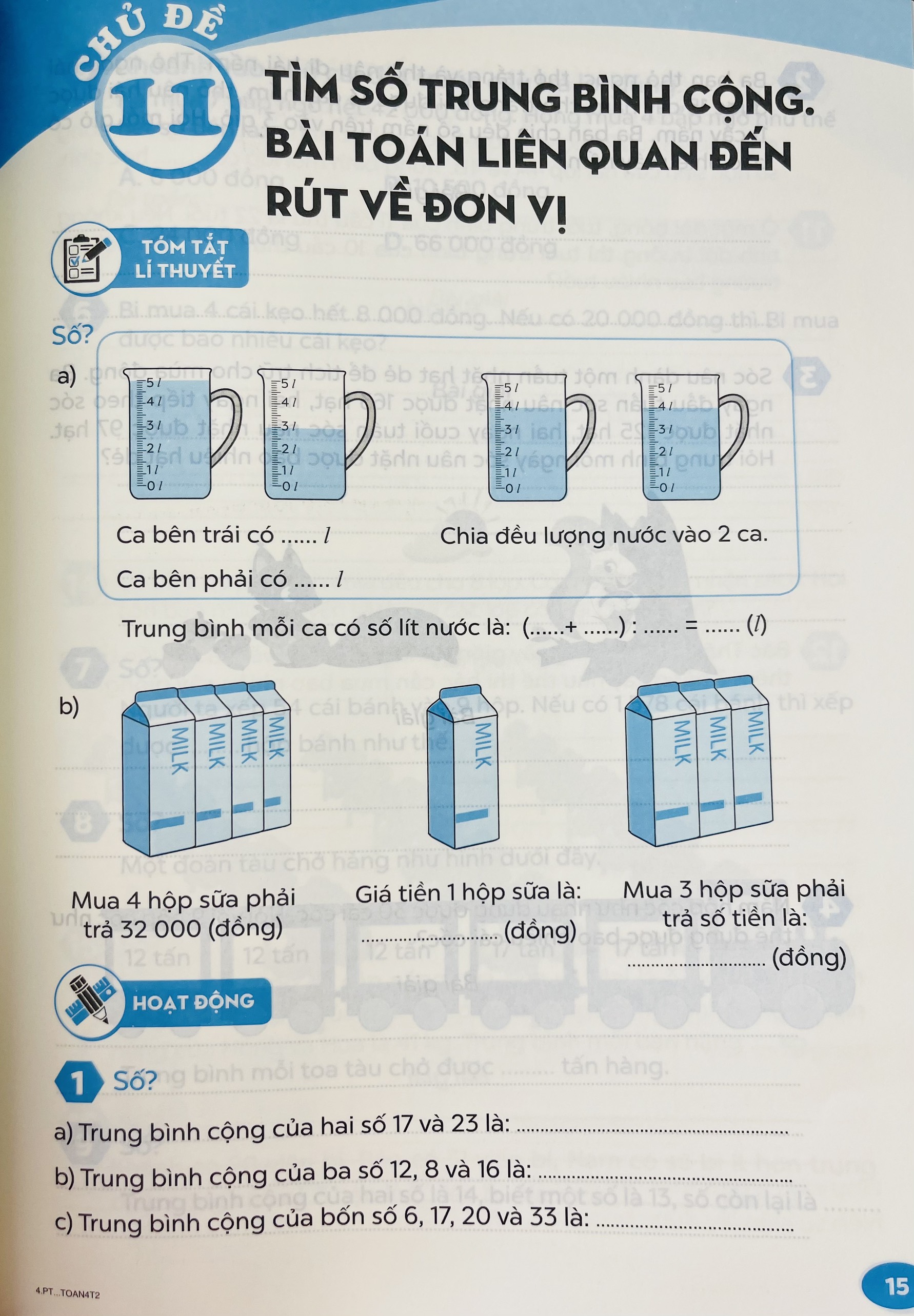 Sách - Phát triển và đánh giá năng lực Toán lớp 4 tập 1+2