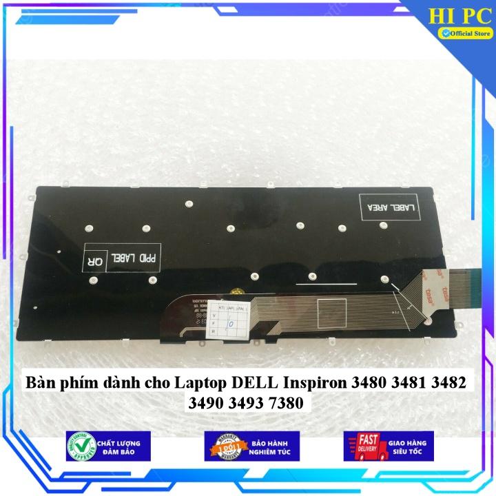 Bàn phím dành cho Laptop DELL Inspiron 3480 3481 3482 3490 3493 7380 - Hàng Nhập Khẩu