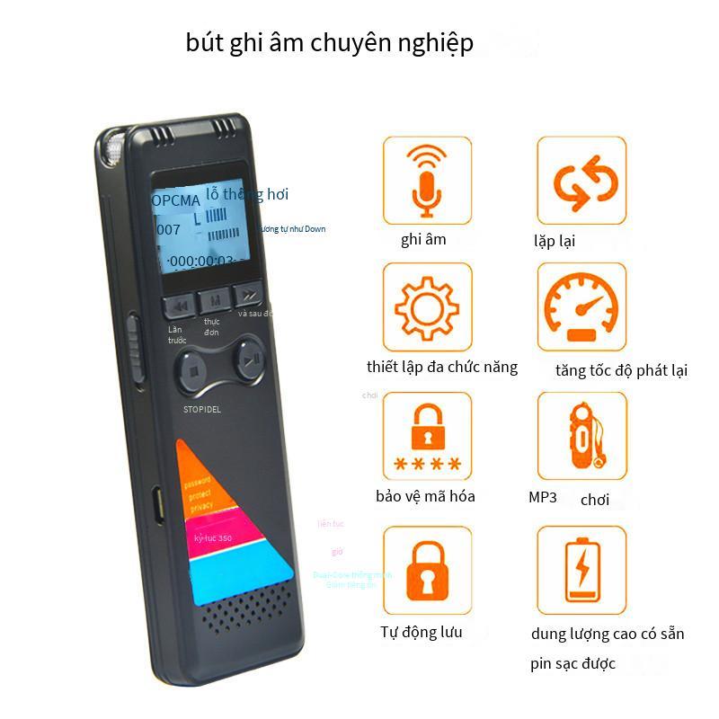 Bút ghi âm chuyên nghiệp 350 giờ giá tốt nhất Bút ghi âm giảm tiếng ồn chất lượng cao