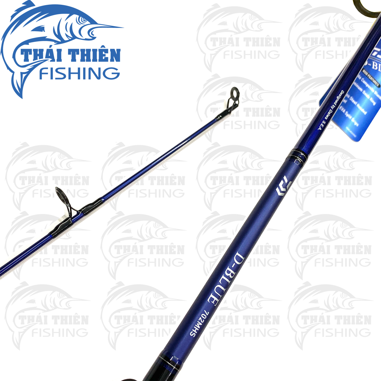 Cần Câu Cá Daiwa D-Blue 2 Khúc Máy Đứng 2m1, 2m4, 2m7, 3m0