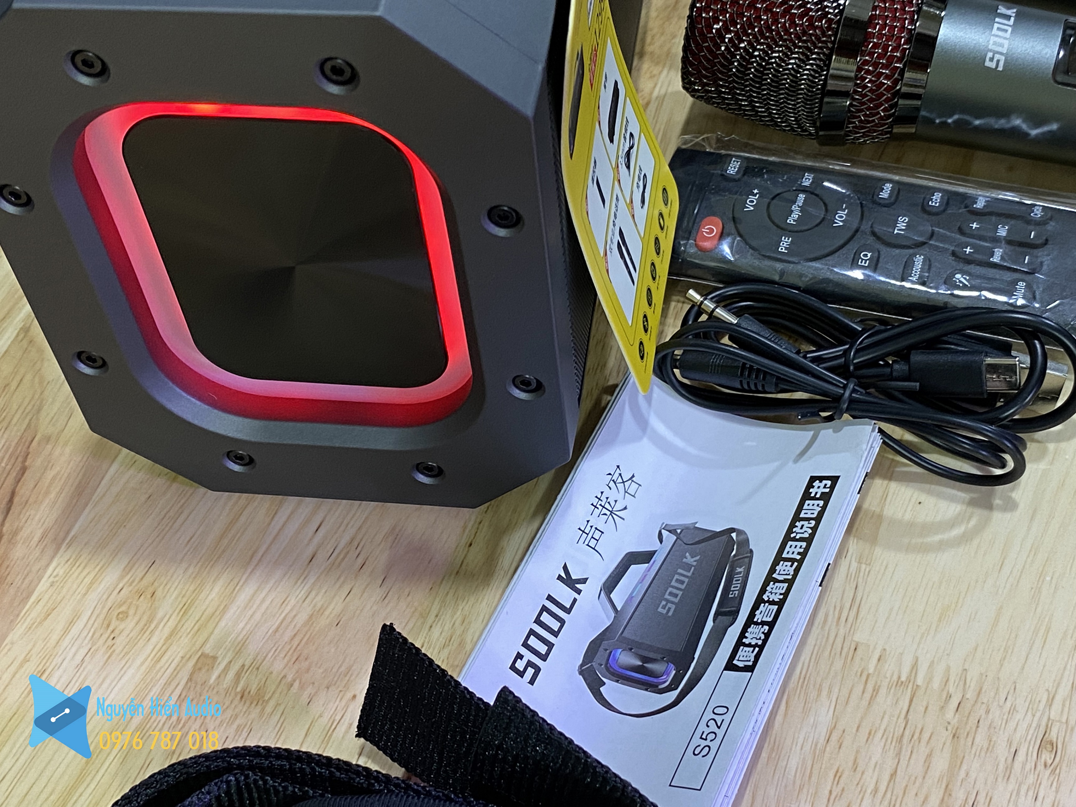 Loa Bluetooth SODLK S520 Nghe nhạc, giải trí karaoke chuyên nghiệp,150W