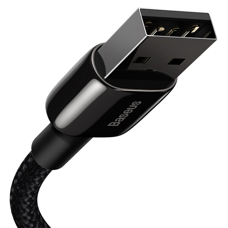 Baseusmall _ Cáp sạc nhanh siêu bền Baseus Tungsten Gold 2.4A USB 480Mbps