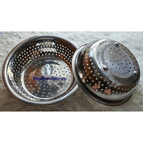 Rổ inox 304 dày dặn, cao cấp ,Đường kính lỗ: ø 7 mm