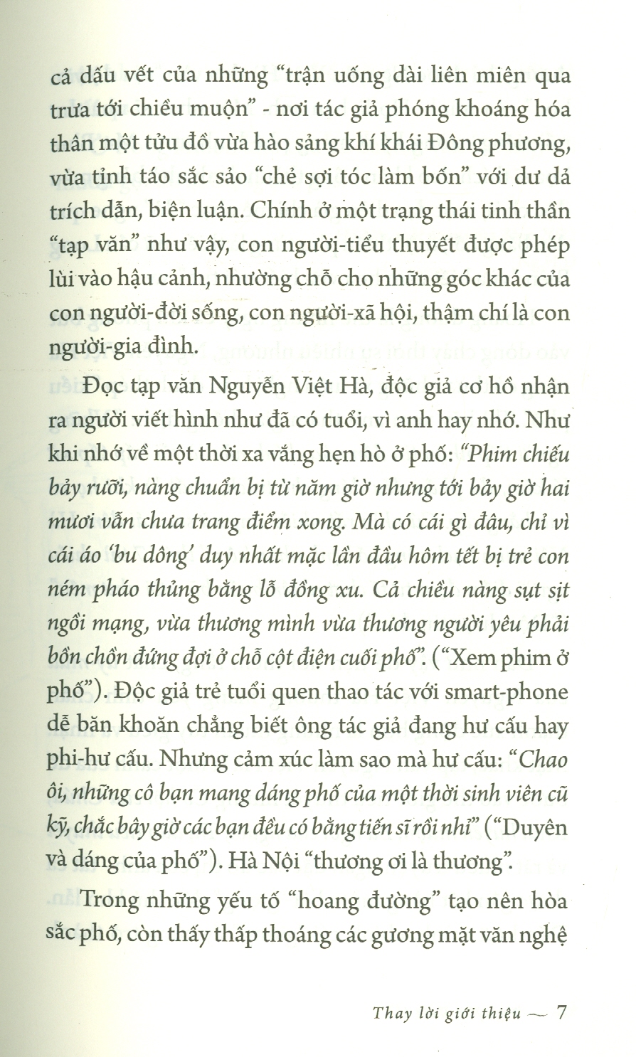 GIỌNG CỦA PHỐ