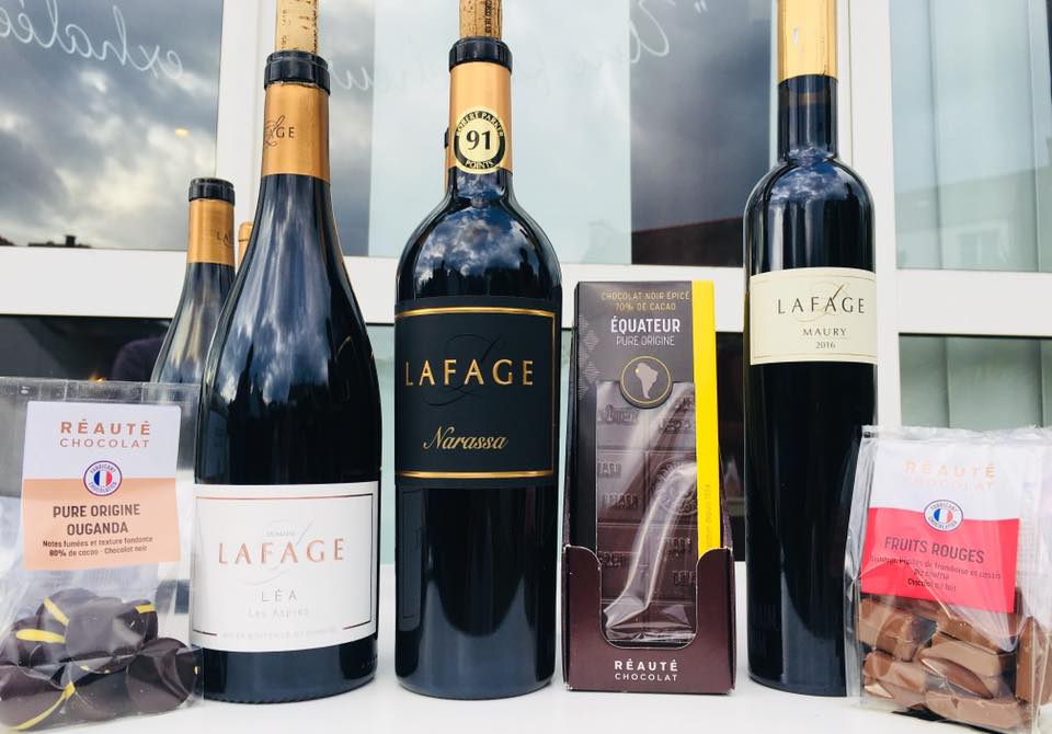 Rượu vang Organic Famille Lafage Narassa 2018 (Pháp) kèm túi hộp,đồ khui