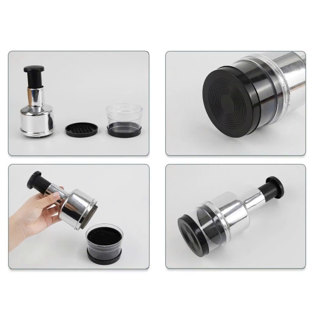 Dụng cụ xay tỏi ớt inox nhanh chóng - Dập Tỏi Inox