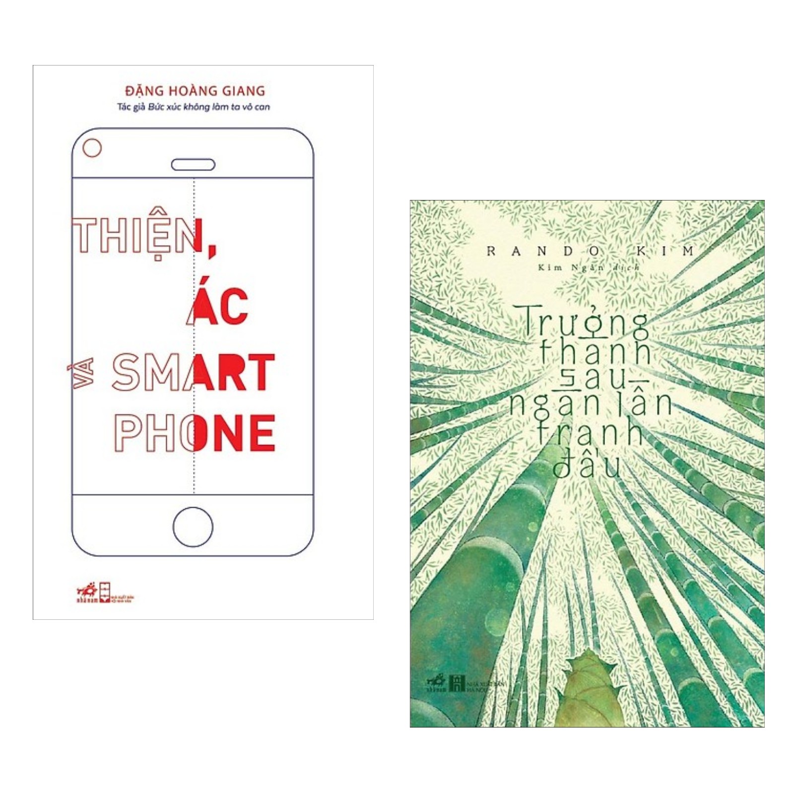 Combo 2 Cuốn Sách Văn Học Hay: Trưởng Thành Sau Ngàn Lần Tranh Đấu + Thiện, Ác Và Smartphone / Tặng Kèm Bookmark Happy Life Siêu Xinh