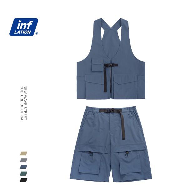 Set gile unisex inflation thời trang cao cấp hè cực cá tính