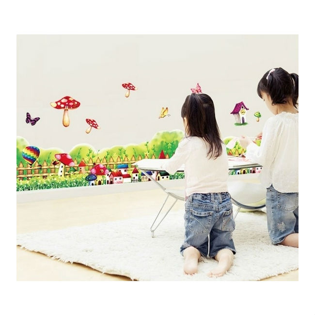 Decal hàng rào nấm EB105