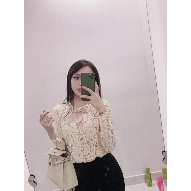 Áo ren nơ cổ siêu hót 2021
