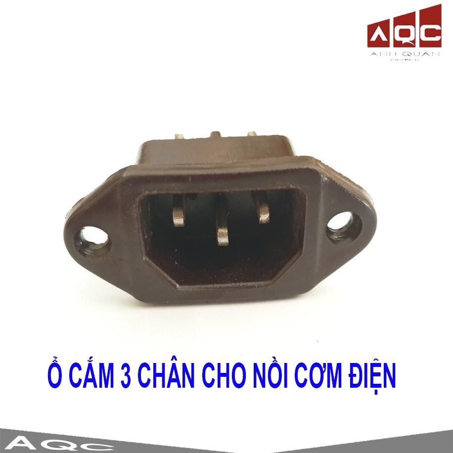 Ổ cắm 3 chân cho nồi cơm điện